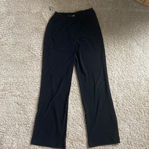 Dressbarn Pants Size 8 Black Cuffed Career